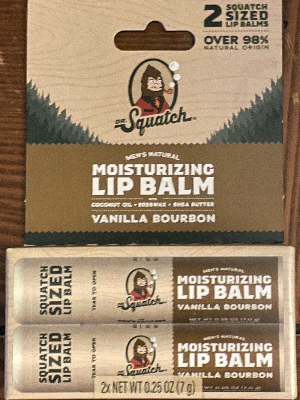 Dr. Sasquatch Moisturizing Lip Balm - Vanilla Bourbon